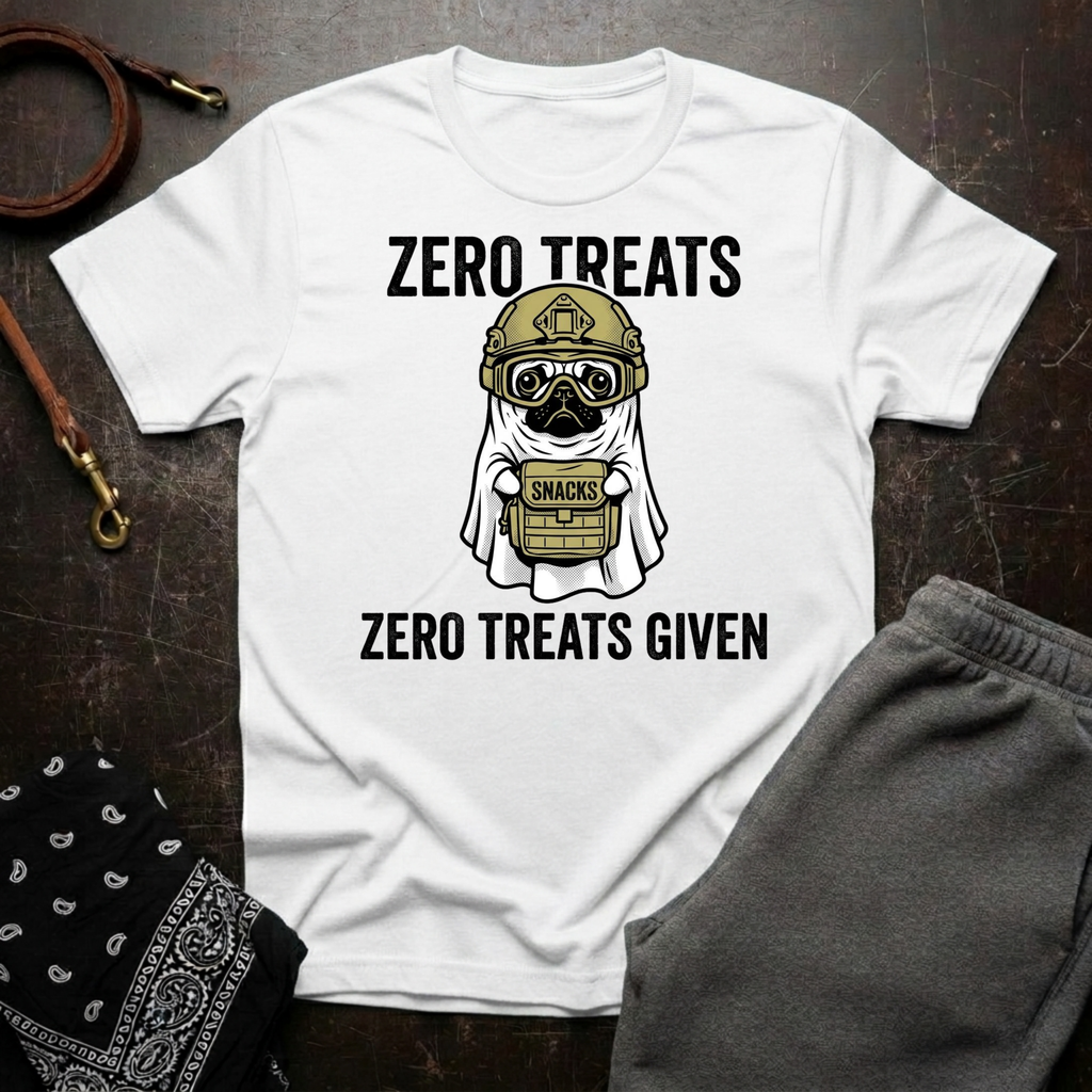 Zero Treats Given Pug