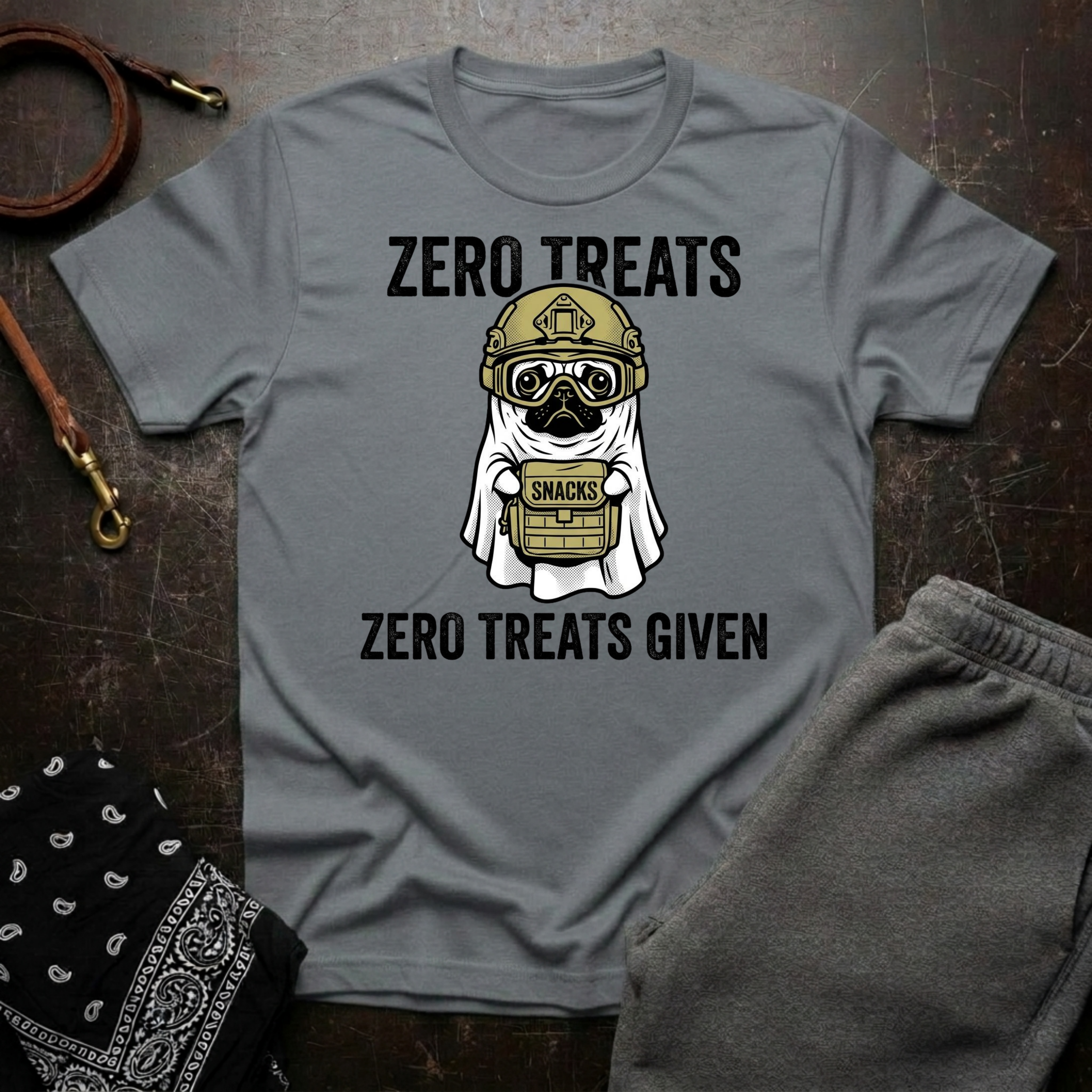 Zero Treats Given Pug