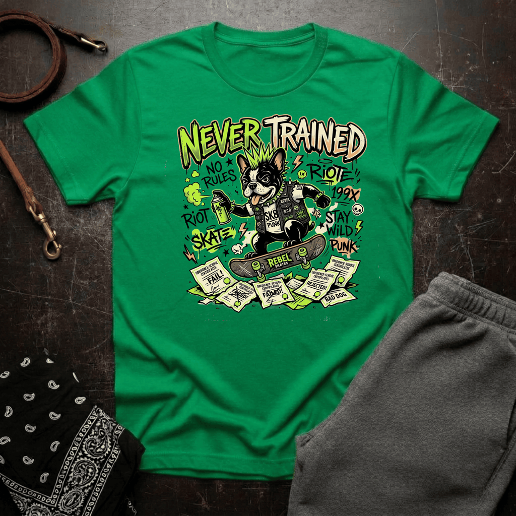 NEVER TRAINED