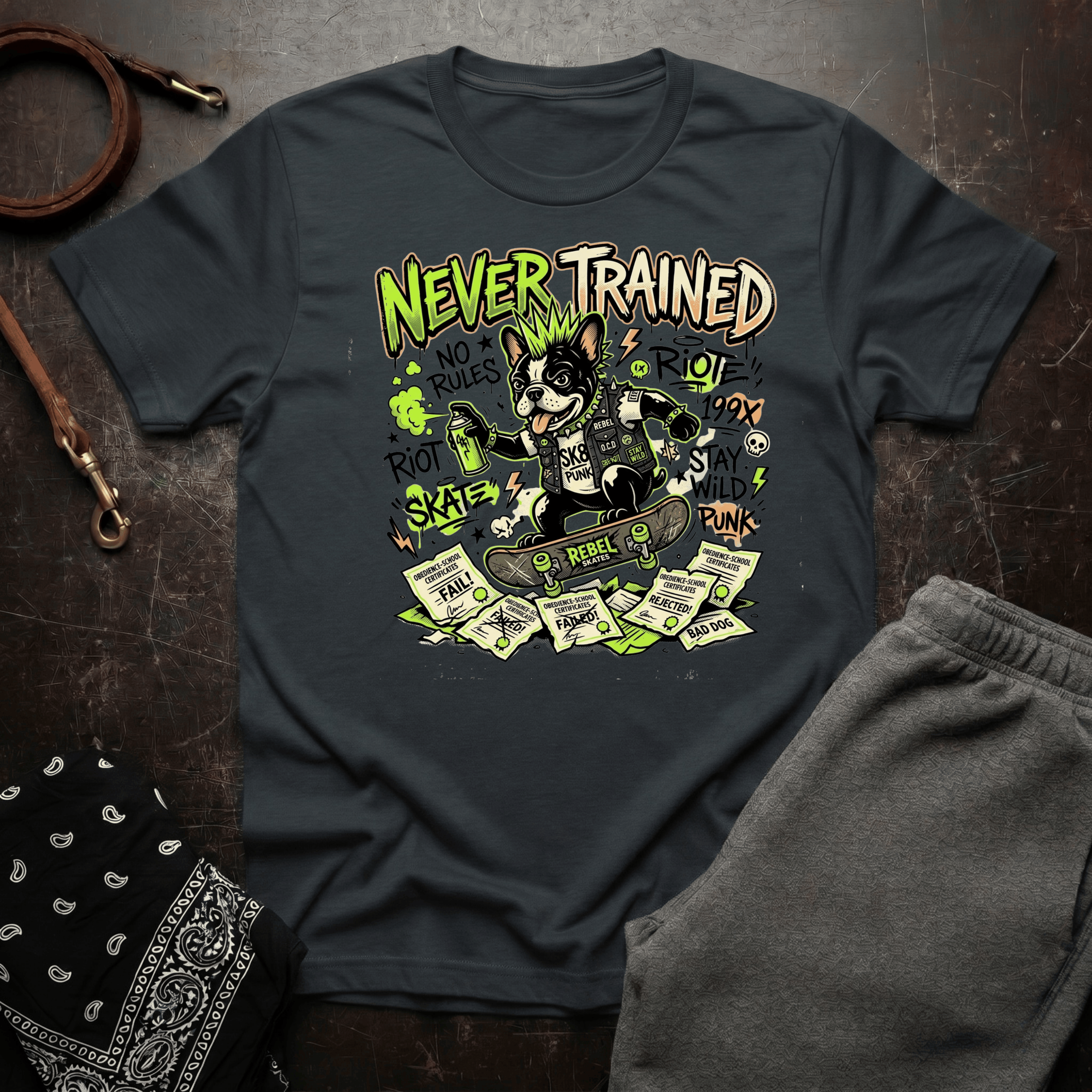 NEVER TRAINED