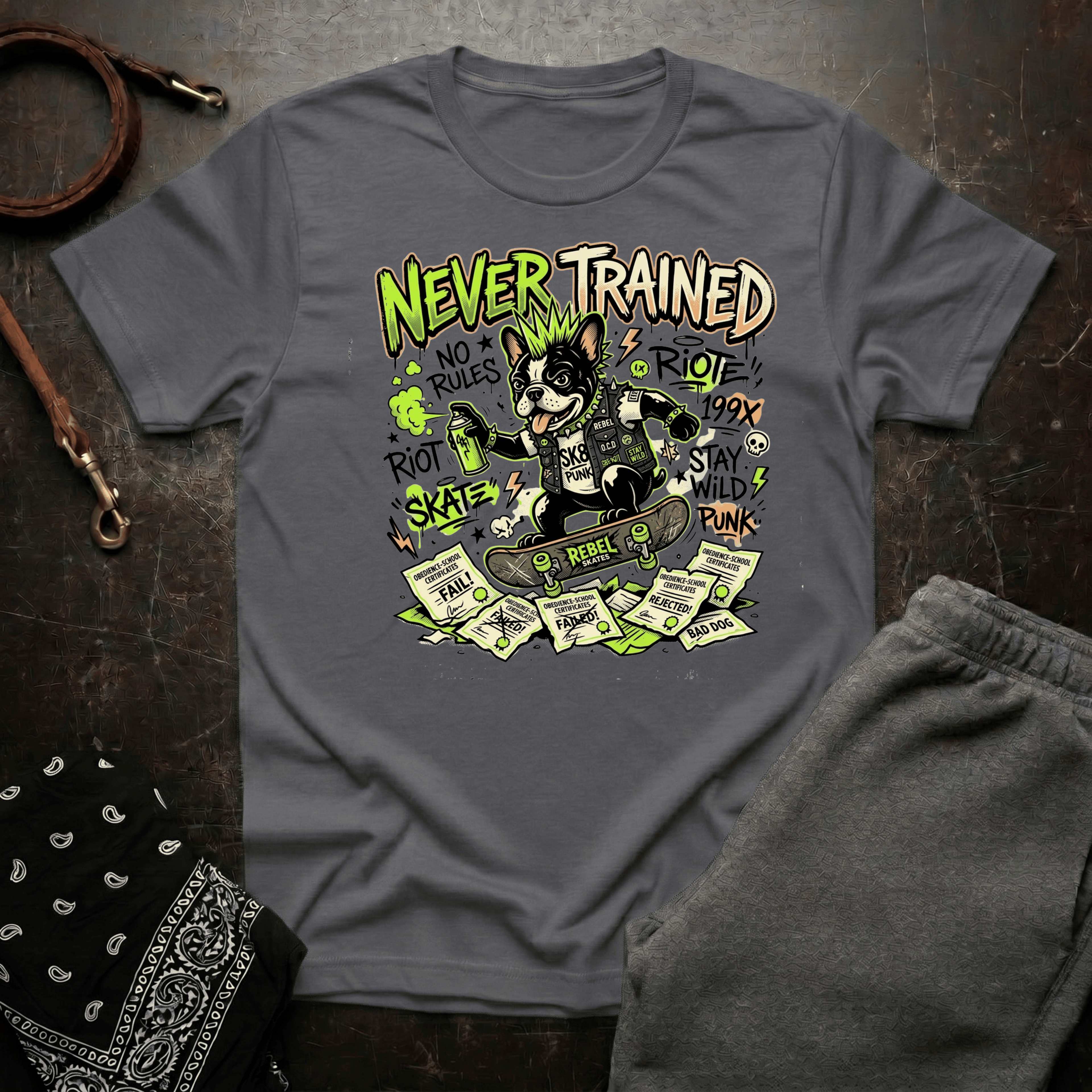 NEVER TRAINED