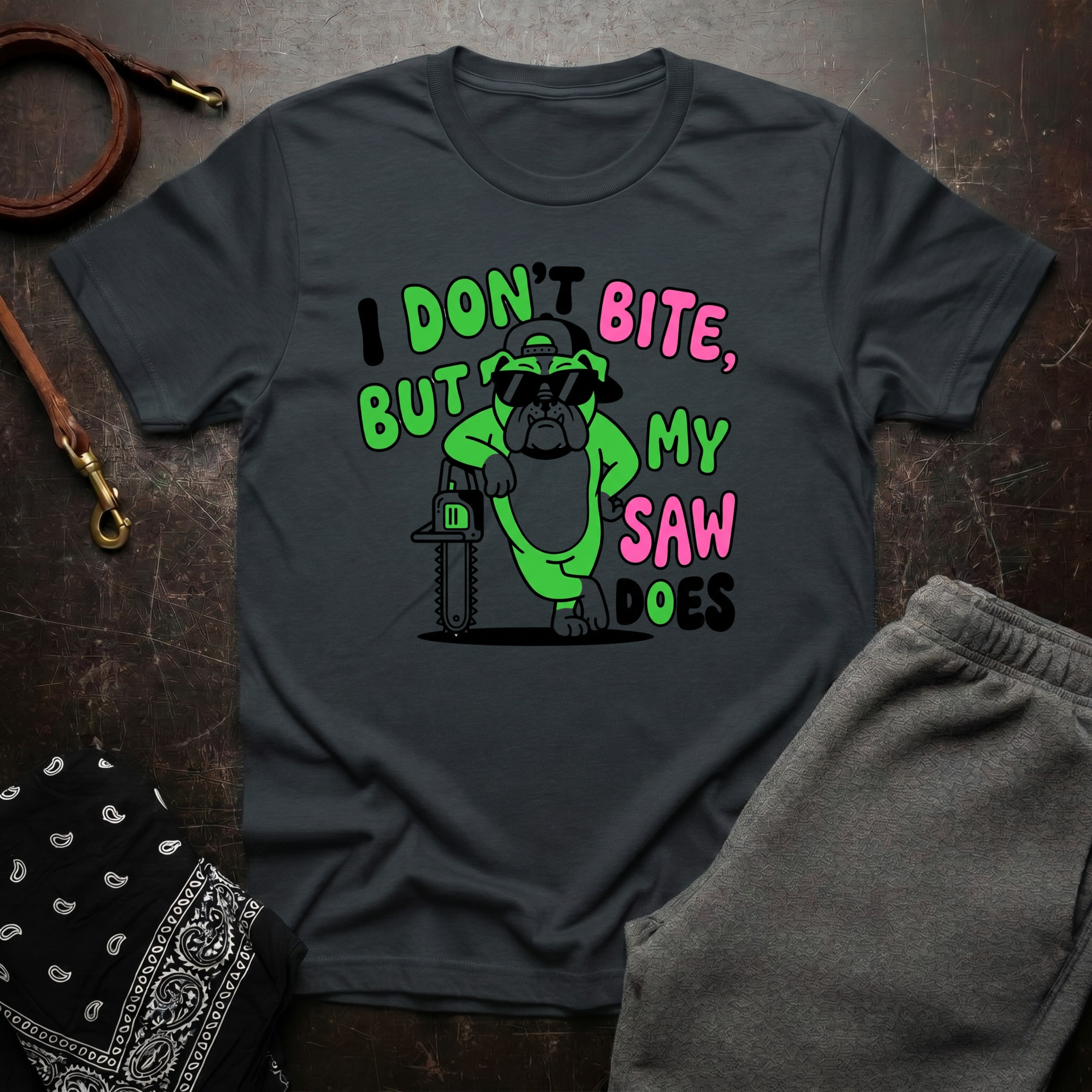 I Don’t Bite Saw Dog