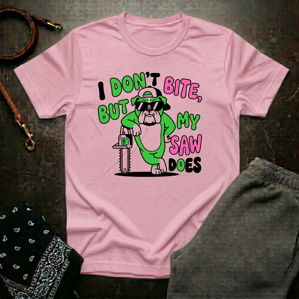 I Don’t Bite Saw Dog