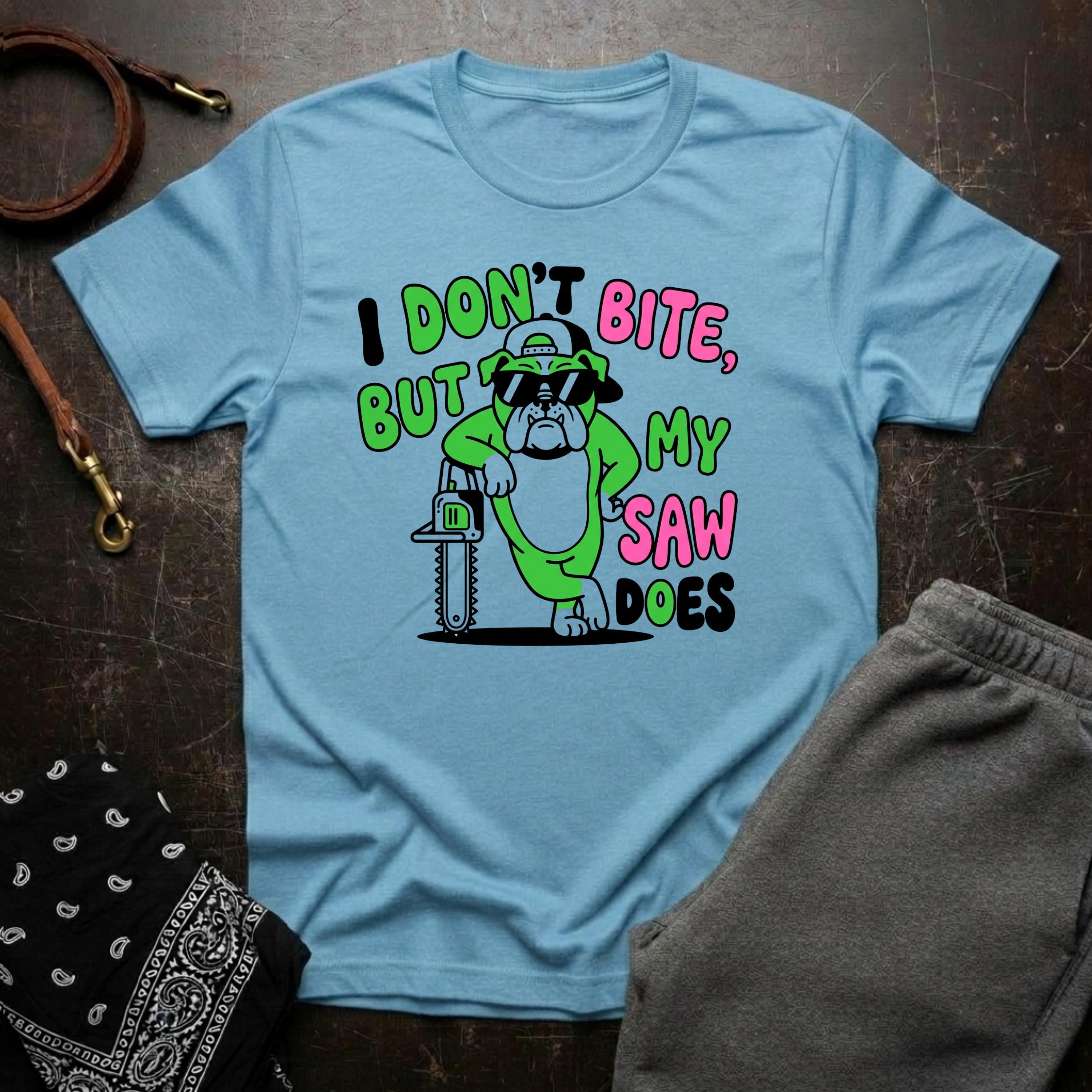 I Don’t Bite Saw Dog